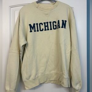 Yellow Michigan Crewneck Size Medium